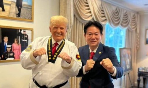 Taekwondo mester lett Donald Trump