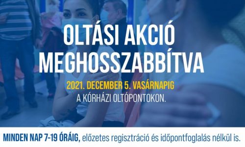Folytatódik az oltási akcióhét