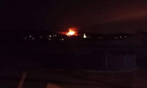 Két focipályányi terület égett Sárisápon
