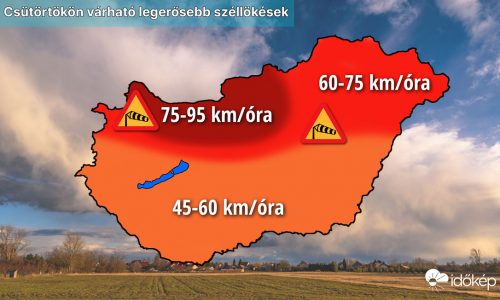 A Dudley névre keresztelt viharciklon meleg-, majd hidegfrontja vonul át ma fölöttünk
