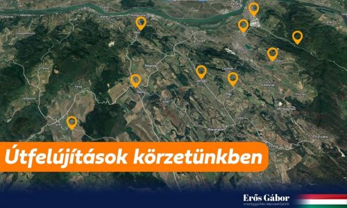 Esztergom térségében is több út megújul