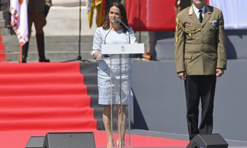 Beiktatták hivatalába Novák Katalin köztársasági elnököt