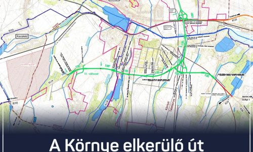 Megvan a környei elkerülő út végleges nyomvonala