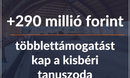 Épül a kisbéri tanuszoda