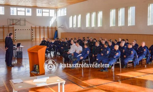 Képzést tartottak vármegyénk tűzoltás-vezetőinek