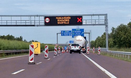 Folyamatosak a munkálatok az autópályán