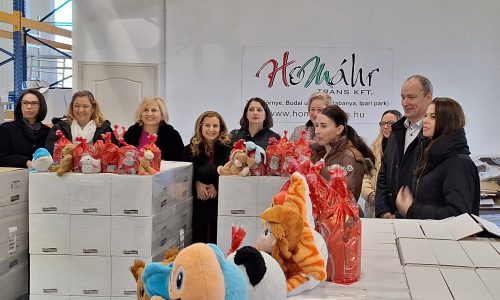 Adományokat hozott a Mikulás a Szent Ágotás gyerekeknek